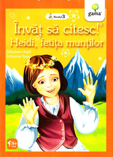 Invat sa citesc! Heidi fetita muntilor. Adaptare dupa Johanna Spyri