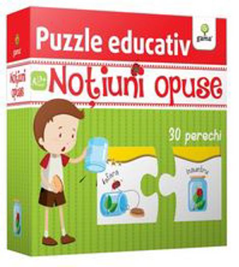 Vezi detalii pentru Notiuni opuse/ Puzzle educativ