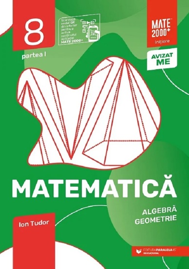 Matematica - Clasa Vlll Partea 1 - Initiere 2024-2028