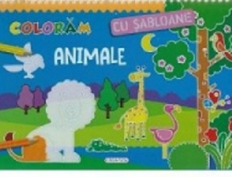 Vezi detalii pentru Coloram cu sabloane - Animale