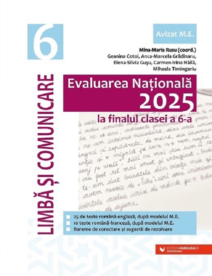 Vezi detalii pentru Evaluarea Nationala 2025. Limba si comunicare - Clasa 6