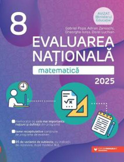 Evaluarea Nationala 2025. Matematica - Clasa 8