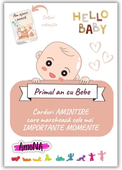 Cartonașe Primul an cu Bebe - Unisex