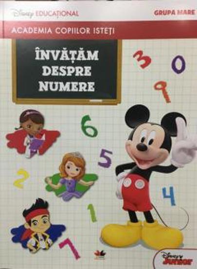 Vezi detalii pentru ACADEMIA COPIILOR ISTETI. INVATAM DESPRE NUMERE. Disney educational. Grupa mare