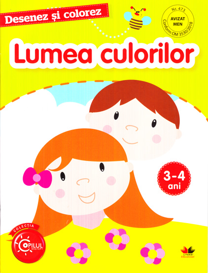 Vezi detalii pentru Desenez si colorez. Lumea culorilor 3-4 ani