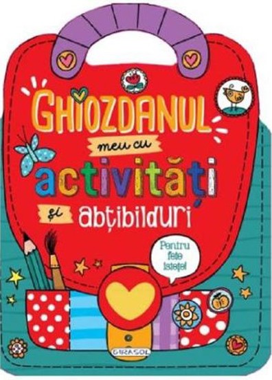 Vezi detalii pentru Ghiozdanul meu cu activitati si abtibilduri pentru fete