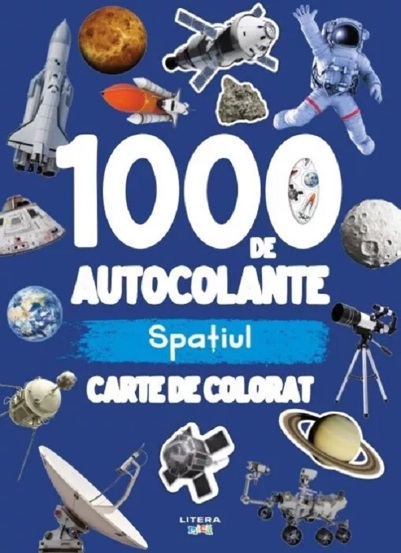 1000 de autocolante: Spatiul. Carte de colorat