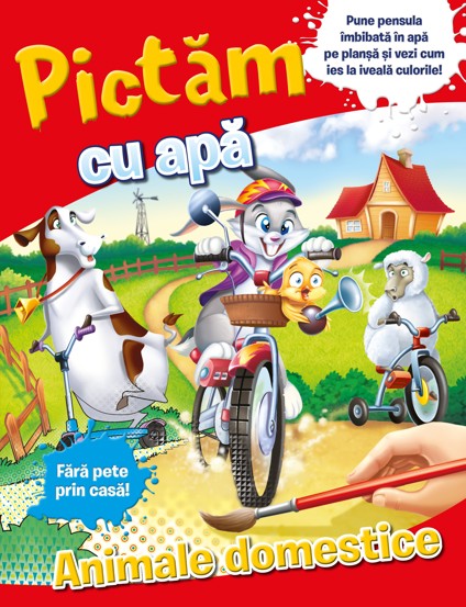 Pictam cu apa: Animale domestice