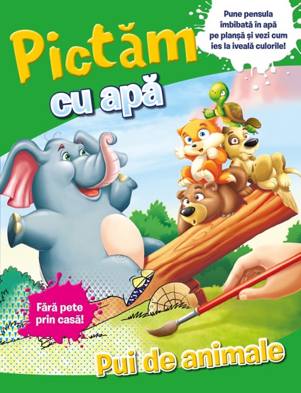 Vezi detalii pentru Pictam cu apa: Pui de animale