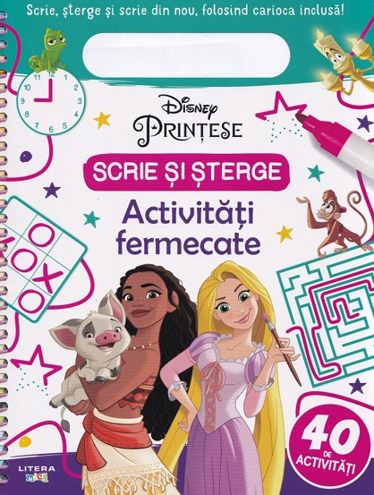 Vezi detalii pentru Disney Printese. Activitati fermecate. Scrie si sterge