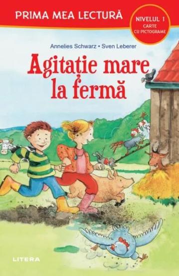 Agitatie mare la ferma (Nivelul 1 Carte cu pictograme)