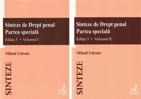 Sinteze de Drept penal. Partea speciala Vol.1 + Vol.2 Ed.5