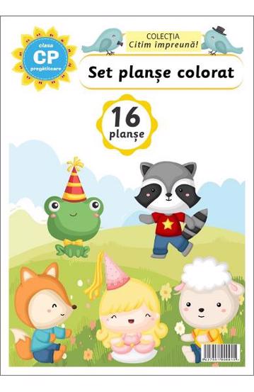 Set planşe colorat clasa pregătitoare (resigilat)
