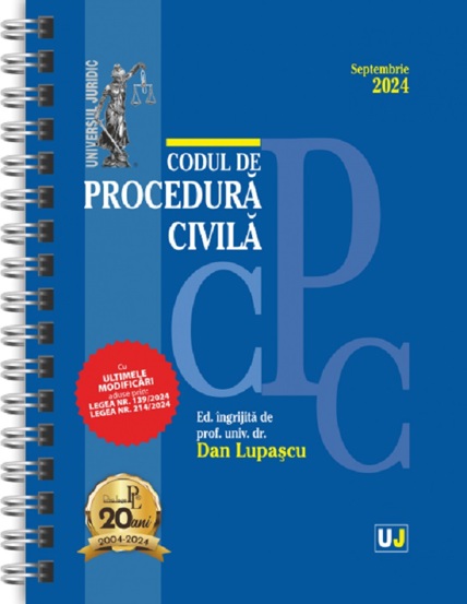 Vezi detalii pentru Codul de procedura civila Septembrie 2024 Ed. Spiralata