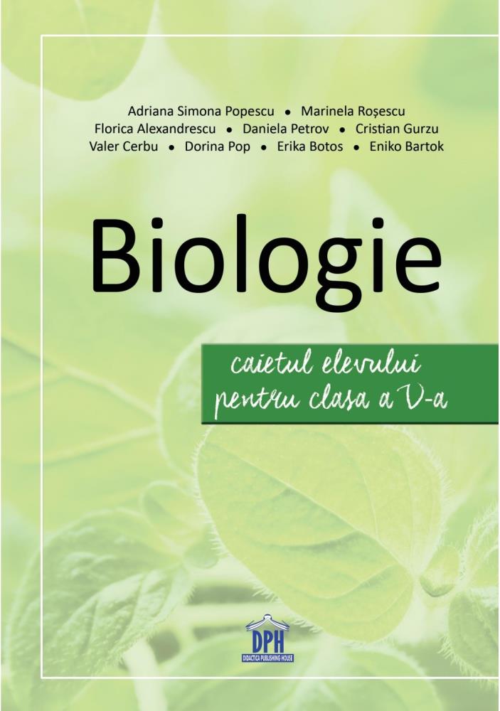 Biologie – Caietul elevului pentru Clasa a V-a Reduceri Mari Aici Biologie Bookzone