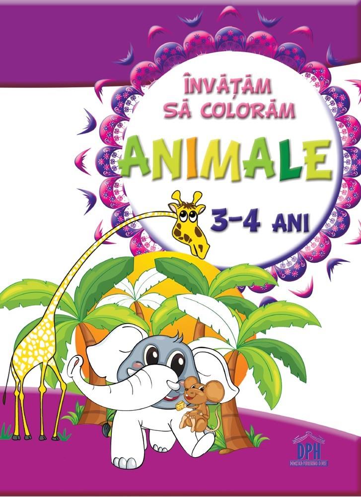 Vezi detalii pentru Învățăm să colorăm - Animale - 3-4 Ani