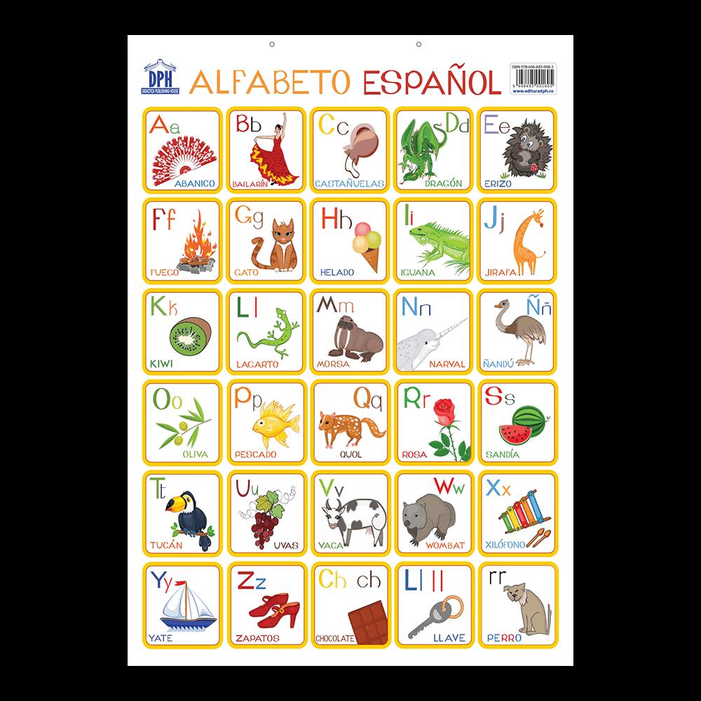 Vezi detalii pentru Plansa - Alfabetul ilustrat al limbii spaniole