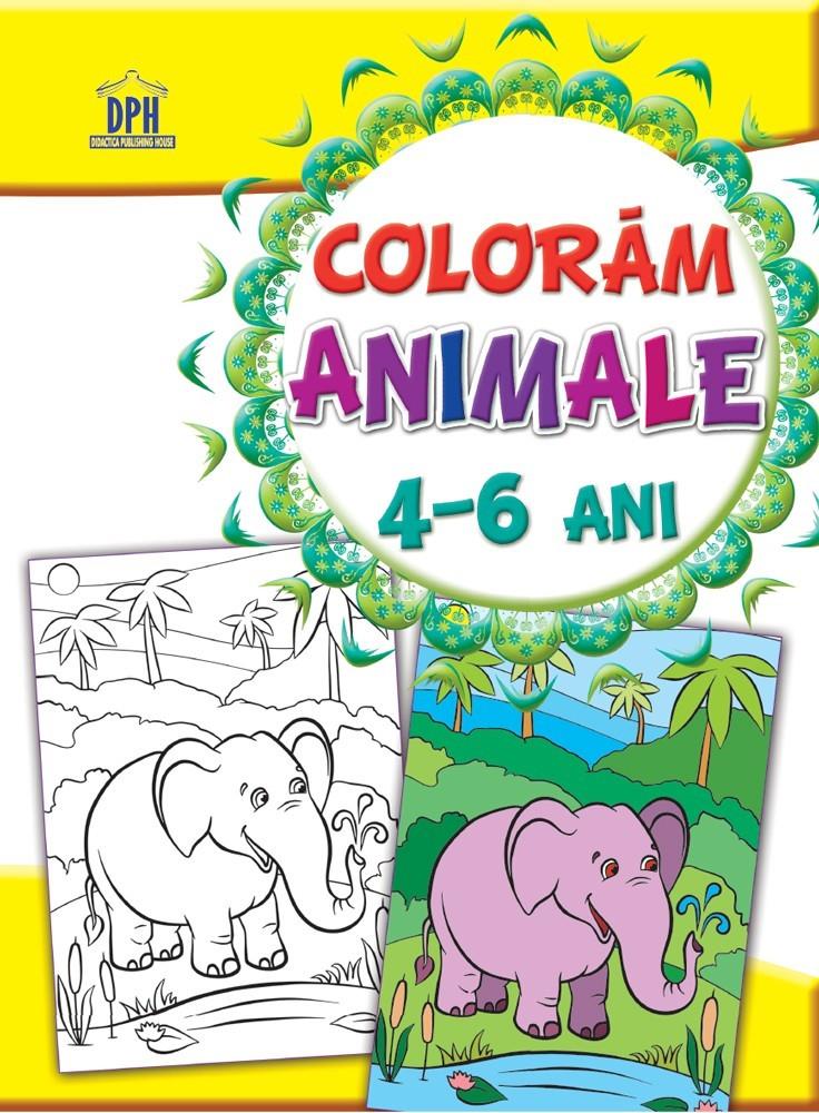 Colorăm - Animale - 4-6 Ani