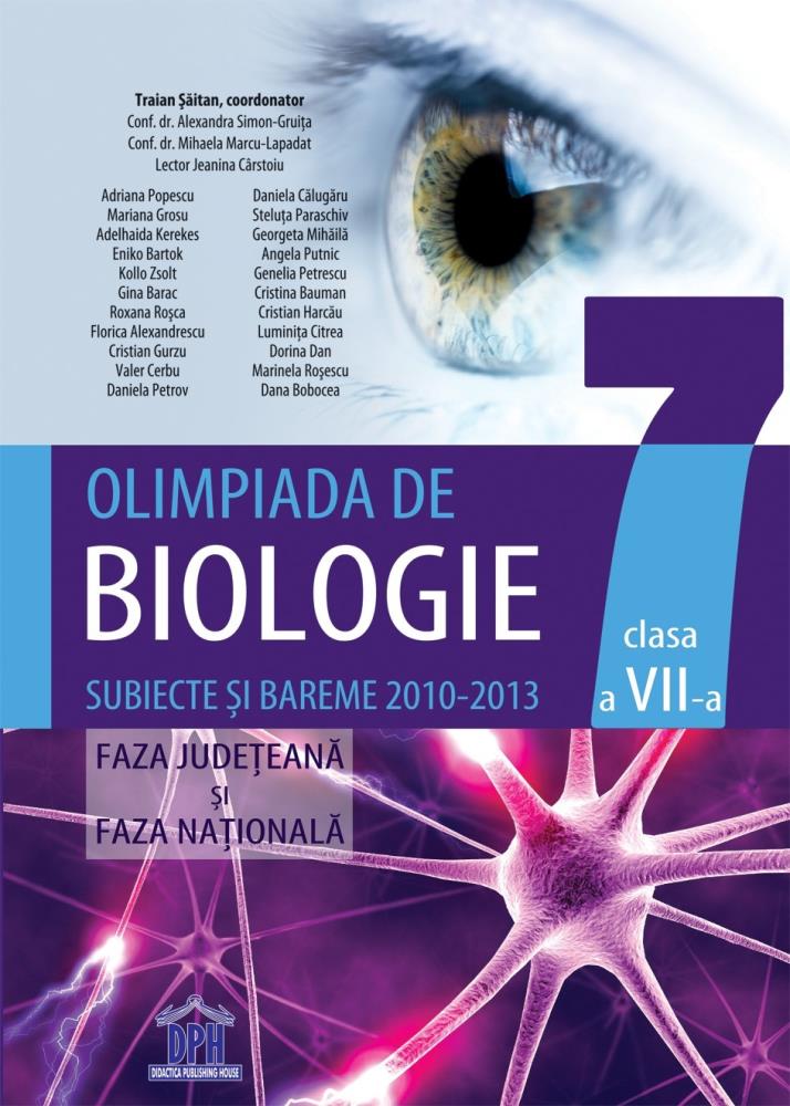 Olimpiada de Biologie - Subiecte si Bareme - Clasa a VII-a - 2010-2013 - Faza judeteana si nationala