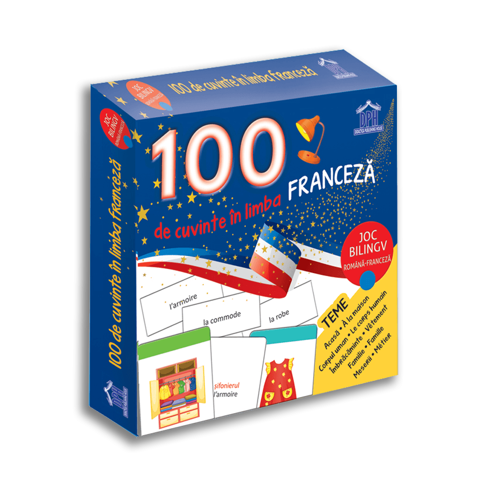 100 de cuvinte in limba franceza – Joc bilingv Reduceri Mari Aici 100 Bookzone