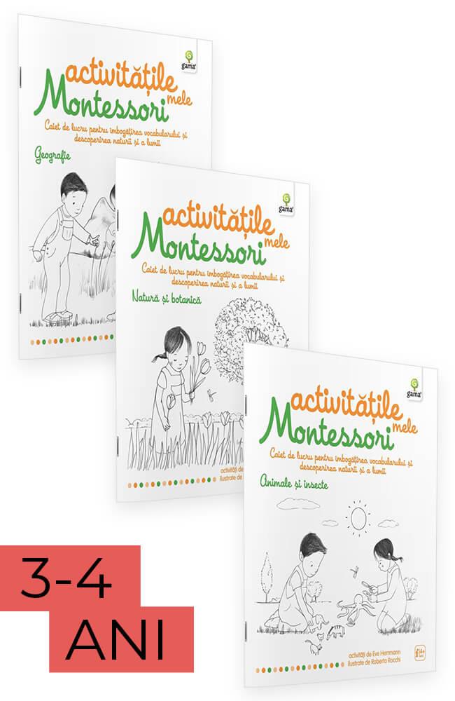 Pachet Învăț despre lume. Metoda Montessori bookzone.ro poza 2022