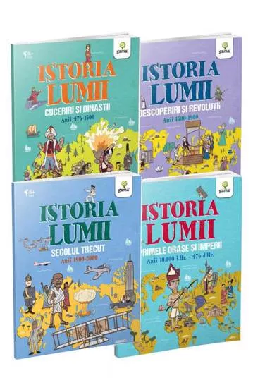 Pachet Istoria lumii explicata pentru copii
