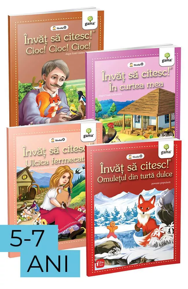 Pachet Invat sa citesc 4