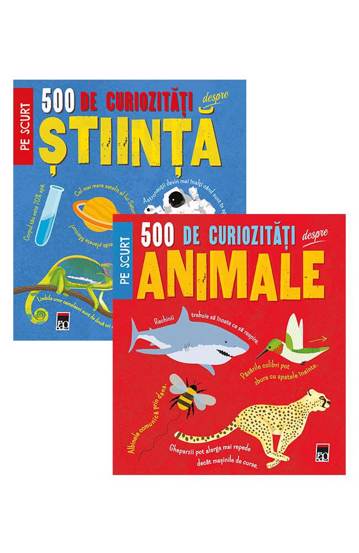Pachet 500 curiozități despre lume bookzone.ro poza bestsellers.ro