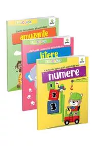 Pachet Cărți de colorat și alte activități pentru copii 1