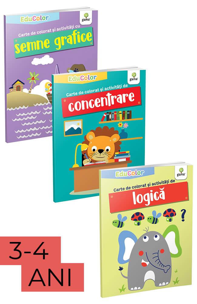 Pachet Cărți de colorat și alte activități pentru copii 2 bookzone.ro poza bestsellers.ro