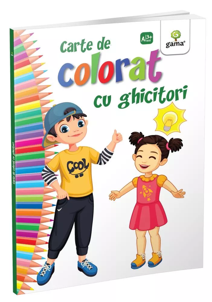 Carte de colorat cu ghicitori - Editia 2018