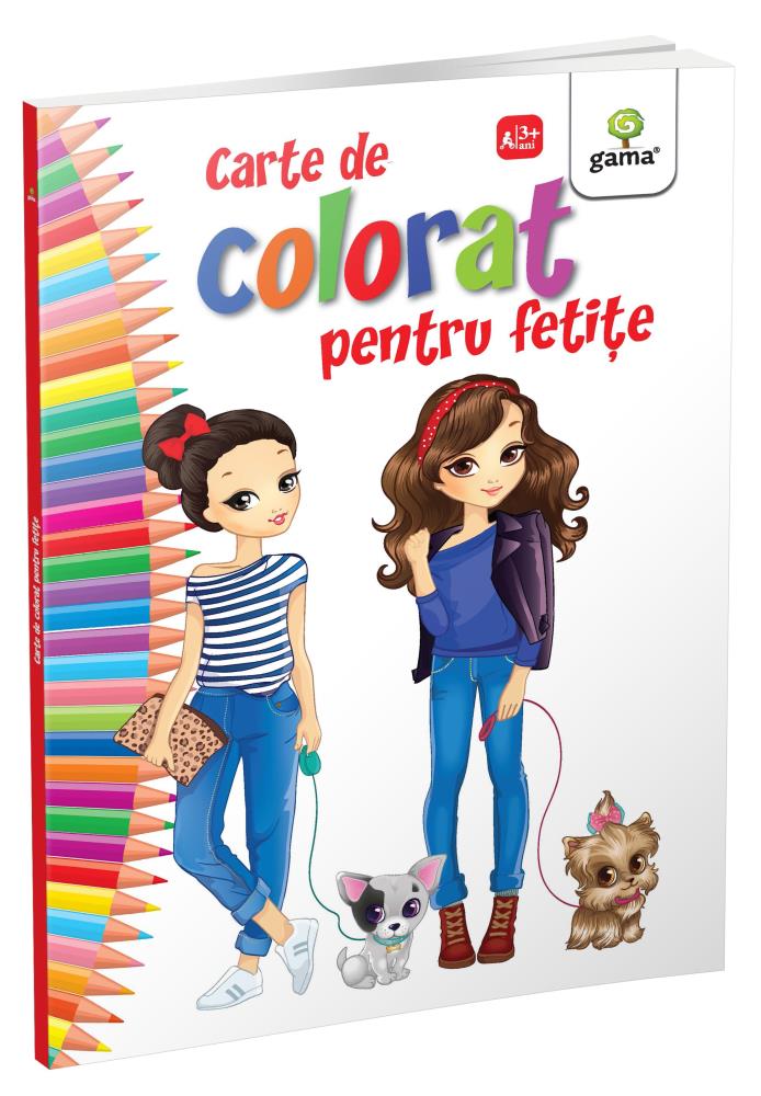 Carte de colorat pentru fetiţe - Ediția 2018