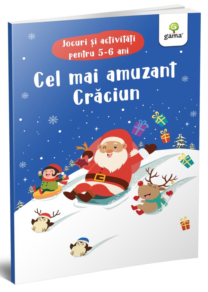 Cel mai amuzant Crăciun. Jocuri și activități pentru 5-6 ani bookzone.ro