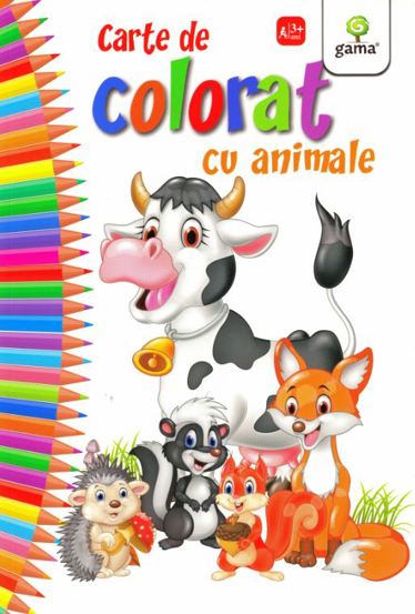 Carte de colorat cu animale - Ediția 2018