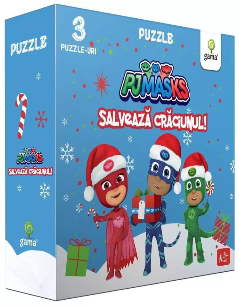 PJ MASKS salveaza Craciunul!