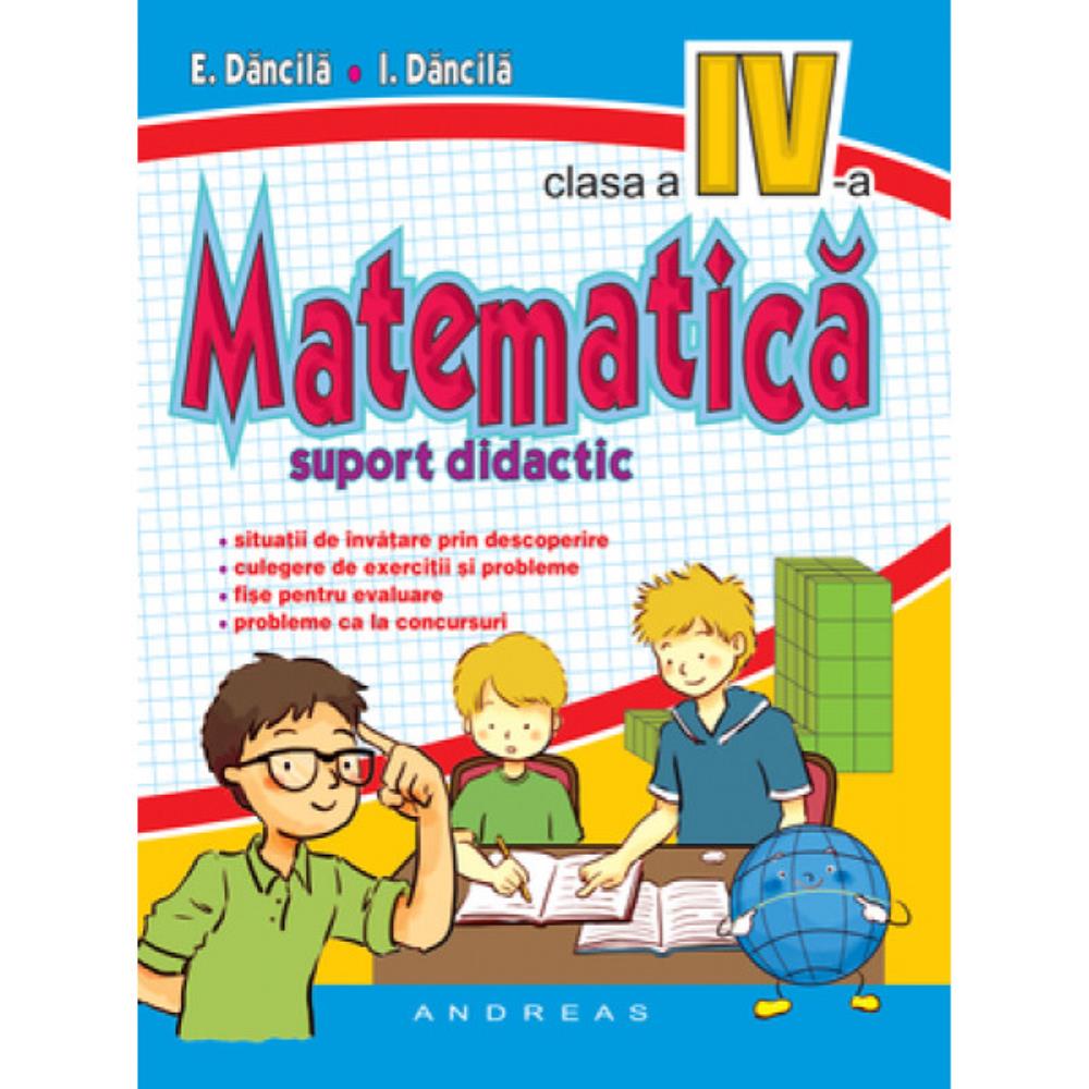 Matematică clasa a IV-a suport didactic (color) Reduceri Mari Aici Andreas Bookzone