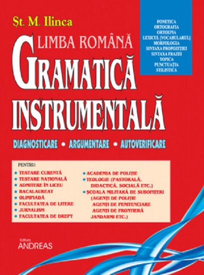 Gramatica instrumentală (I) – Dignosticare Argumentare Autoverificare