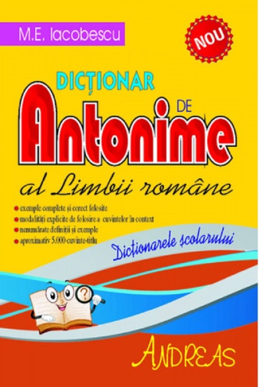 Dictionar de antonime al Limbii Romane