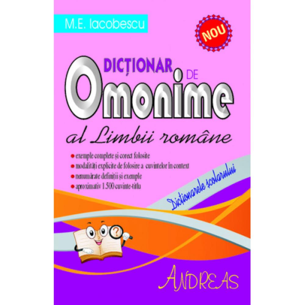 Dictionar de omonime al Limbii Romane Reduceri Mari Aici Andreas Bookzone