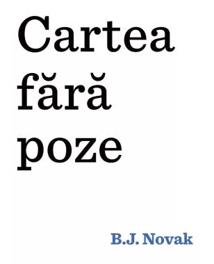 Cartea fara poze