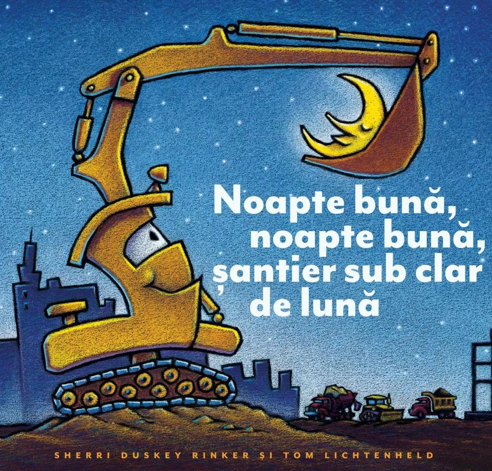 Noapte buna, noapte buna, santier sub clar de luna