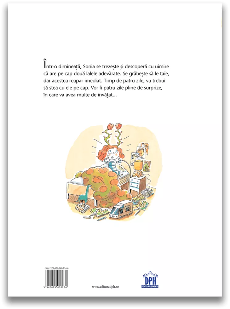 Fetita cu lalele in par