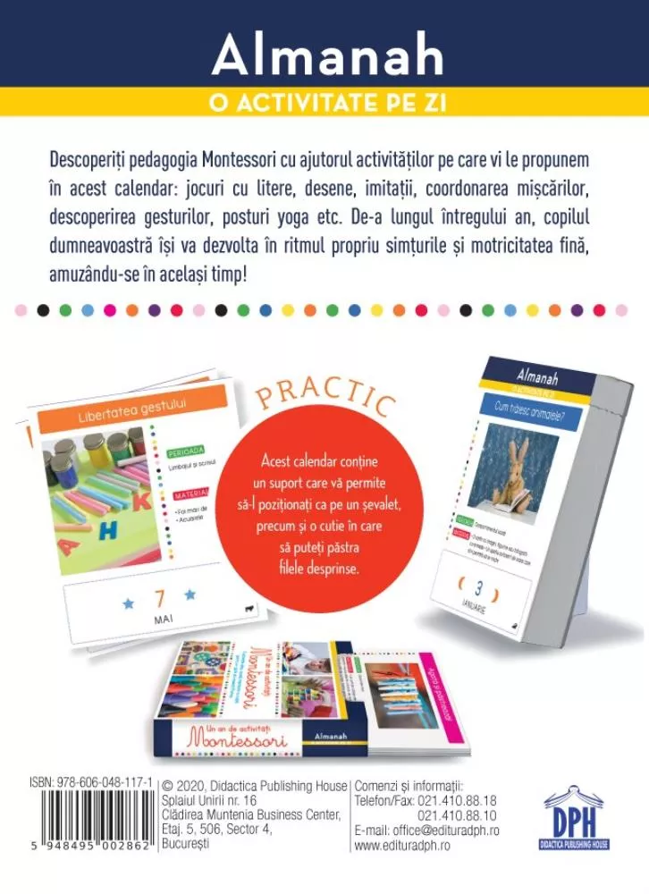 Almanah - O activitate pe zi: Un an de activitati Montessori