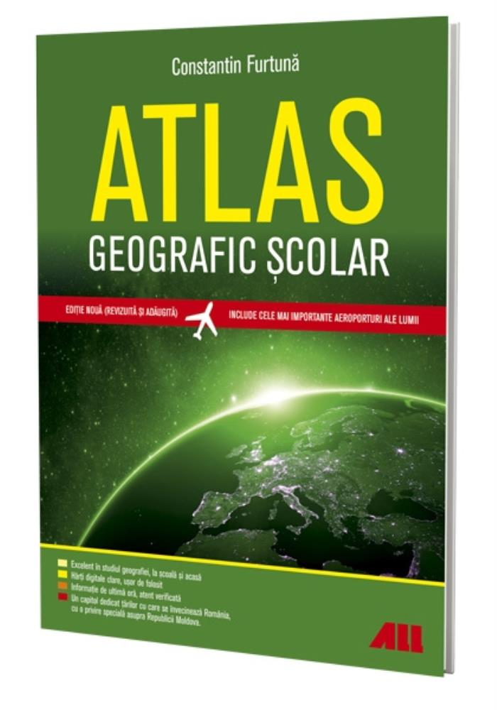 Vezi detalii pentru Atlas Geografic Scolar - Ed. V