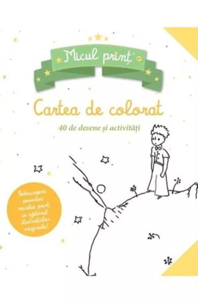 Micul print. Cartea de colorat - 40 de desene si activitati