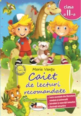 Caiet de lecturi recomandate, clasa a II-a