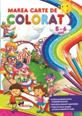Marea carte de colorat 5-6 ani