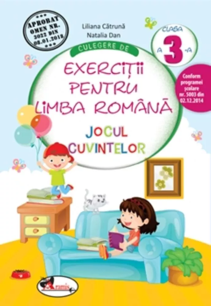 Culegere de exercitii pentru limba romana JOCUL CUVINTELOR, clasa a III-a